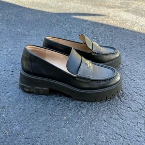 Coach platform loafers